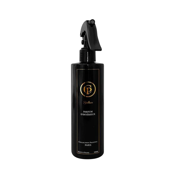 N°9 Sultan – roomspray 300 ml, zwarte flacon met spraykop