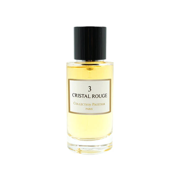 N°3 Cristal Rouge – parfumflacon op witte achtergrond