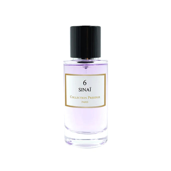 N°6 Sinaï – parfumflacon op witte achtergrond