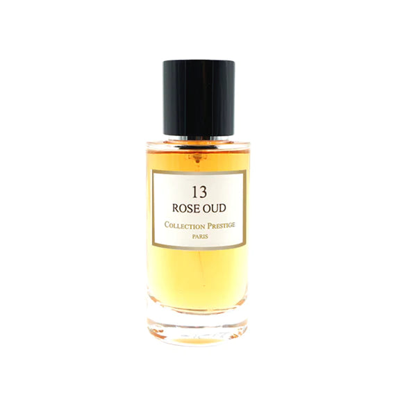N°13 Rose Oud – parfumflacon op witte achtergrond