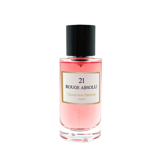 N°21 Rouge Absolu – parfumflacon op witte achtergrond